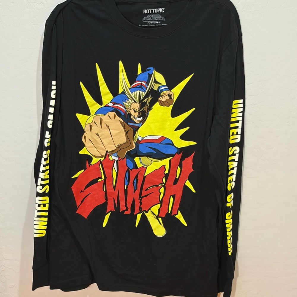 Hot Topic Black My Hero Academia Tee